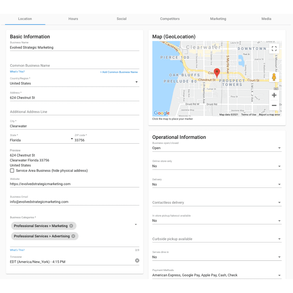 google business profile image